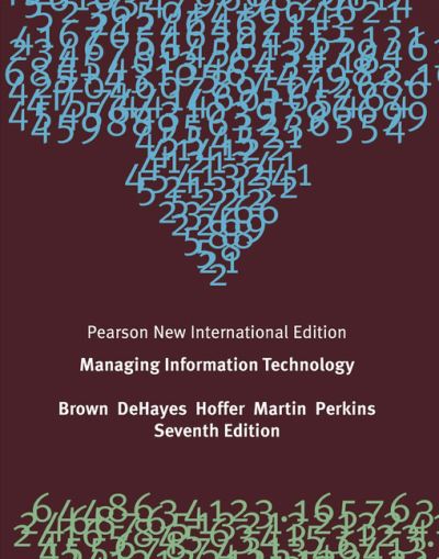 Cover for Carol Brown · Managing Information Technology: Pearson New International Edition (Taschenbuch) (2011)