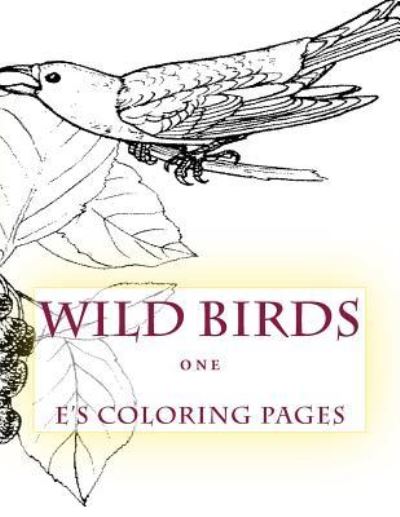 Cover for E's Coloring Pages · WILD BIRDS one (Paperback Book) (2015)