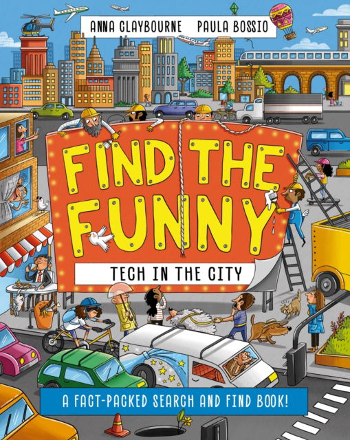 Cover for Anna Claybourne · Find the Funny: Tech in the City - Find the Funny (Pocketbok) (2025)