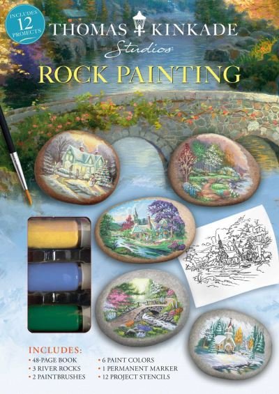 Cover for Editors of Thunder Bay Press · Thomas Kinkade Rock Painting (N/A) (2024)
