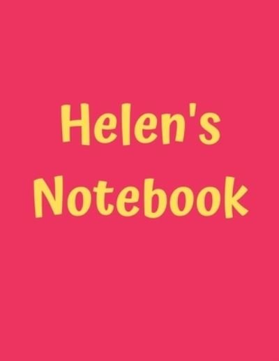 Cover for 99 Notes · Helen's Notebook (Pocketbok) (2019)