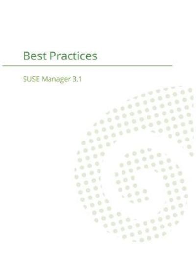 Cover for Joseph Cayouette · SUSE Manager 3.1 (Taschenbuch) (2017)