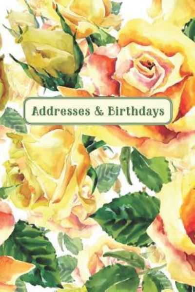 Cover for Andante Press · Addresses &amp; Birthdays (Paperback Book) (2019)