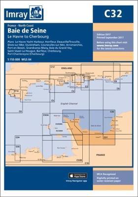 Cover for Imray · Imray Chart C32: Bai de Seine - Le Havre to Cherbourg - C Series (Landkarten) [New edition] (2017)