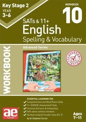 Cover for Dr Stephen C Curran · KS2 Spelling &amp; Vocabulary Workbook 10: Advanced Level (Paperback Book) (2018)