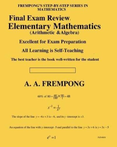 Cover for A a Frempong · Final Exam Review (Pocketbok) (2017)