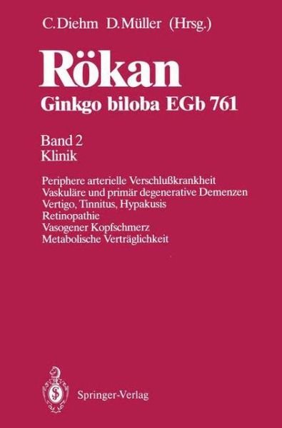 Cover for Curt Diehm · Rokan Ginkgo Biloba Egb 761 (Paperback Book) (1992)