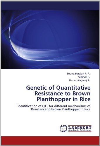 Cover for Gunathilagaraj K. · Genetic of Quantitative Resistance to Brown Planthopper in Rice: Identification of Qtl for Different Mechanisms of Resistance to Brown Planthopper in Rice (Paperback Book) (2012)