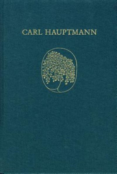 Cover for Hauptmann · Sämtliche Werke.XI/1 (Book) (2020)