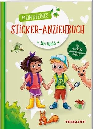 Cover for Julia Reindl · Mein kleines Sticker-Anziehbuch. Im Wald (Buch) (2023)