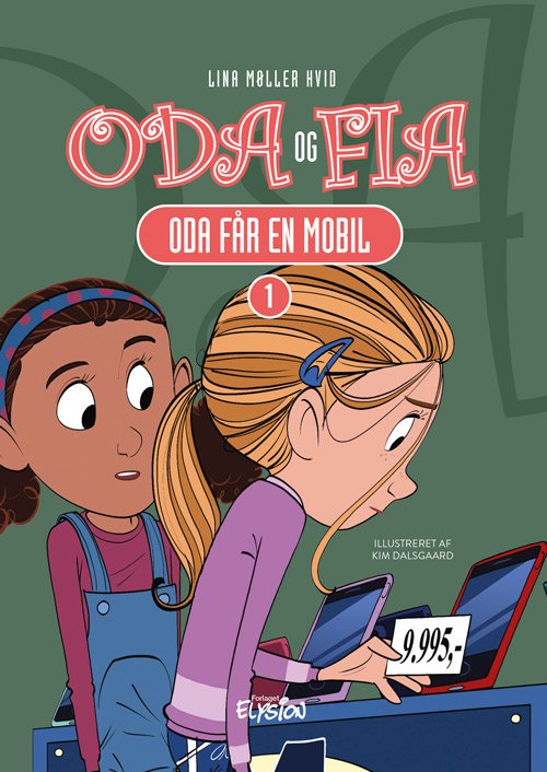Cover for Lina Møller Hvid · Oda og Fia: Oda får en mobil (Hardcover Book) [1. Painos] (2023)