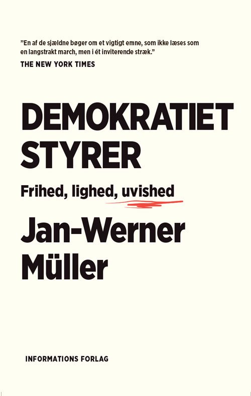 Cover for Jan-Werner Müller · Demokratiet styrer (Heftet bok) [1. utgave] (2021)