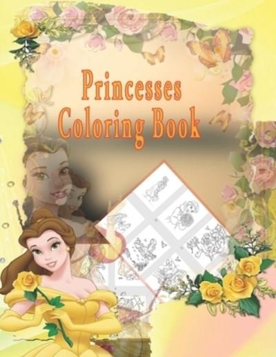 Cover for A Adam · Princess Coloring Book (Paperback Bog) (2020)