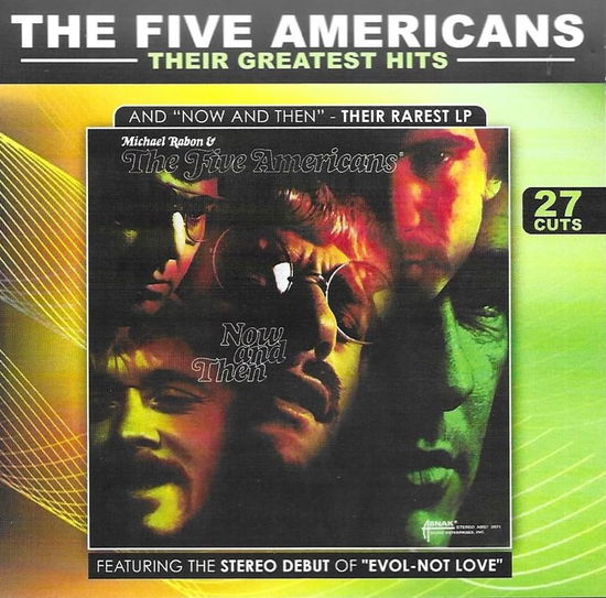 Cover for Five Americans · Their Greatest Hits &amp; 'now &amp; Then' (CD) (2024)