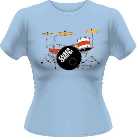 Cover for Kaiser Chiefs · Drum Kit Girlie / Baby Blue (T-shirt) [size S] (2014)