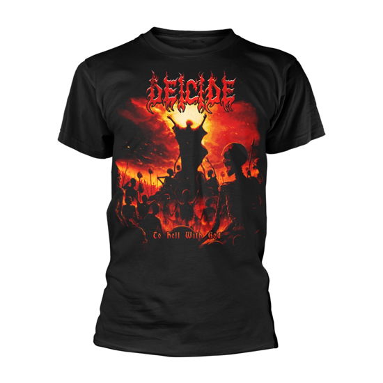 Cover for Deicide · To Hell with God (Kläder) [size XXXL] [Black edition] (2021)
