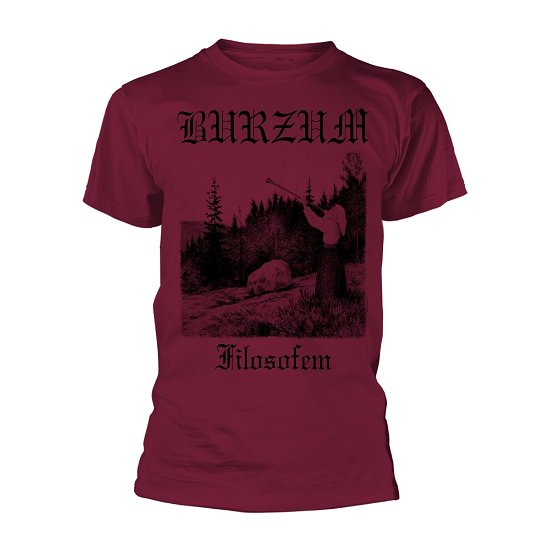 Cover for Burzum · Filosofem 3 (Maroon) (T-shirt) [size XXL] [Maroon edition] (2018)