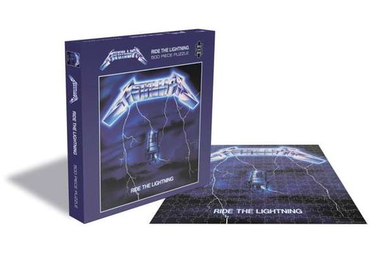 Ride the Lightning (500 Piece Jigsaw Puzzle) - Metallica - Juego de mesa - ROCK SAW PUZZLES - 0803343234466 - 27 de septiembre de 2019