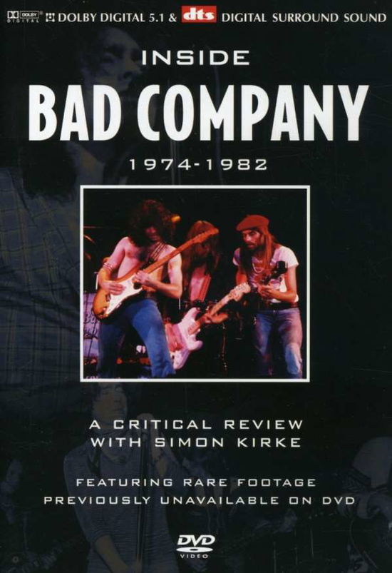 Cover for Bad Company · Inside 1974 - 1982 (DVD) (2005)