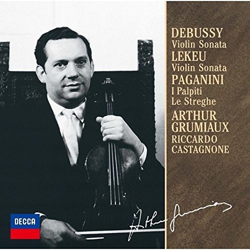 Cover for Arthur Grumiaux · Debussy / Lekeu: Violin Sonatas (CD) [Limited edition] (2021)
