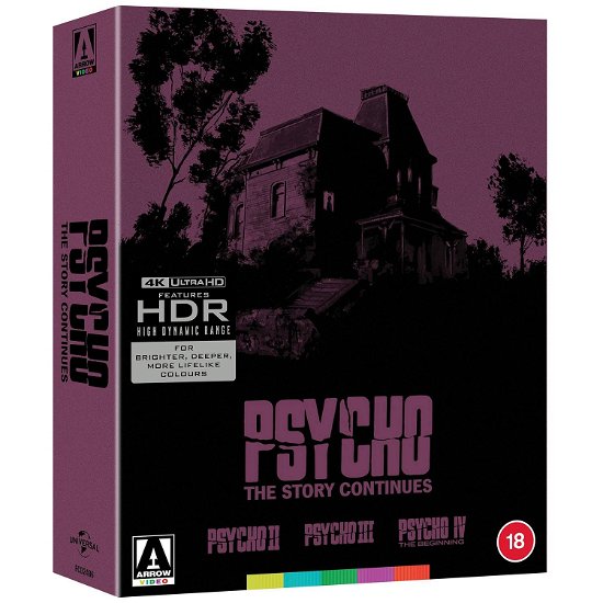 Cover for Richard Franklin · The Psycho Collection (4K UHD Blu-ray) (2024)