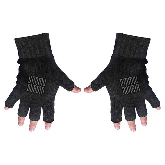 Cover for Dimmu Borgir · Dimmu Borgir Unisex Fingerless Gloves: Logo (Kläder) [Black - Unisex edition]