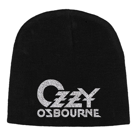 Ozzy Osbourne · Ozzy Osbourne Unisex Beanie Hat: Logo (CLOTHES) [Black - Unisex edition] (2019)