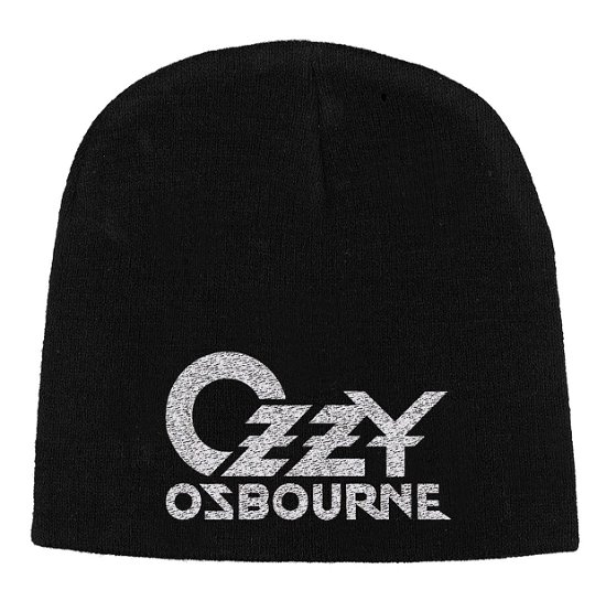 Cover for Ozzy Osbourne · Ozzy Osbourne Unisex Beanie Hat: Logo (Klær) [Black - Unisex edition] (2019)