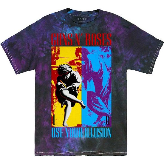 Guns N' Roses Unisex T-Shirt: Use Your Illusion (Wash Collection) - Guns N Roses - Produtos -  - 5056561013466 - 