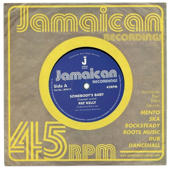 Somebodys Baby / Im In The Moo - Pat Kelly - Muziek - JAMAICAN RECORDINGS - 5060135763466 - 18 augustus 2023