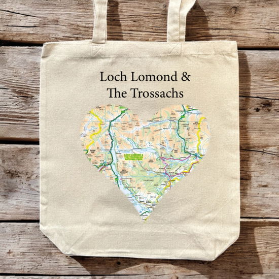 Cover for OS Map Premium Canvas Tote Bag - Loch Lomond and The Trossachs National Park (MERCH) (2025)