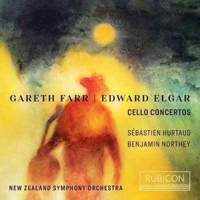Cover for Hurtaud, Sebastien / Benjamin Northey / New Zealand Symphony Orchestra · Farr &amp; Elgar Cello Concertos (CD) (2020)
