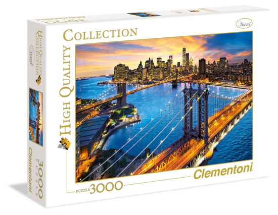 Puslespil HQC New York, 3000 brikker - P.Derive - Board game - Clementoni - 8005125335466 - August 3, 2023