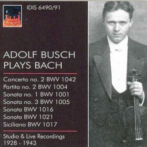 Cover for Adolf Busch · Sonater &amp; Koncert Idis Klassisk (CD) (2006)
