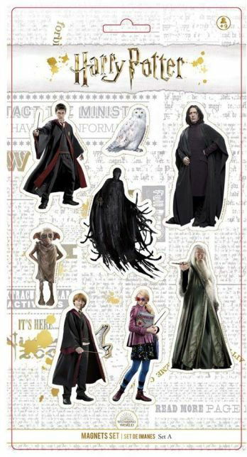 HARR POTTER - Real Characters - Set A - Magnets Se - Keychain - Merchandise -  - 8435450232466 - January 15, 2020