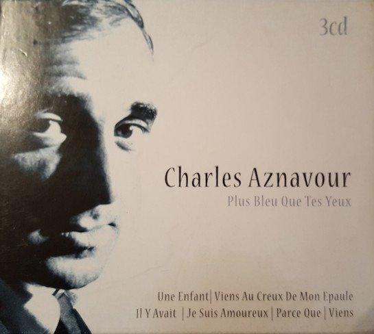 Cover for Charles Aznavour · Aznavour Charles - Plus Bleu Que Tes Yeux (CD) (2010)