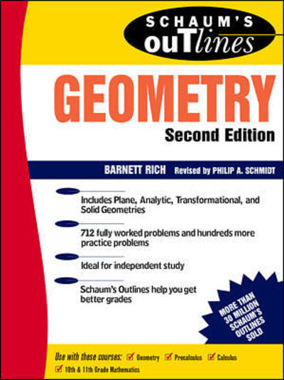 Cover for Barnett Rich · Schaum's Outline of Geometry - Schaum's Outline S. (Paperback Book) [2 Revised edition] (1989)