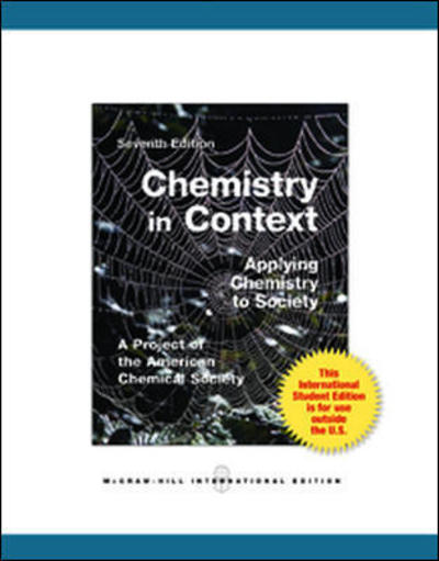 Chemistry in Context - American Chemical Society - Books - McGraw-Hill Education - Europe - 9780071314466 - February 1, 2011