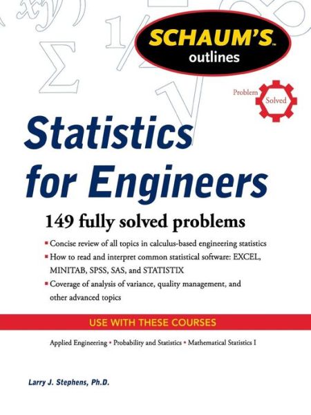 Cover for Larry Stephens · Schaum's Outline of Statistics for Engineers (Paperback Book) [Ed edition] (2011)