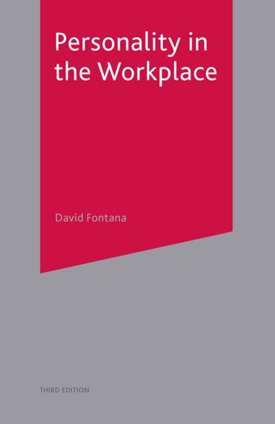 Cover for David Fontana · Personality in the Workplace (Book) (2000)