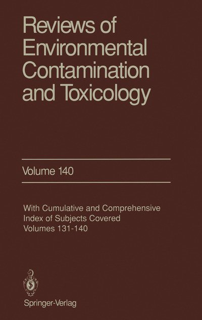 Cover for George W. Ware · Reviews of Environmental Contamination and Toxicology - Reviews of Environmental Contamination and Toxicology (Hardcover Book) [1994 edition] (1994)