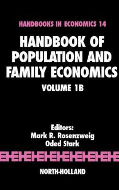 Cover for Mark R Rosenzweig · Handbook of Population and Family Economics - Handbook of Population and Family Economics (Hardcover Book) (1997)