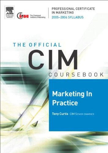 Cover for Tony Curtis · Cim Coursebook 05/06 Marketing in Practice (Paperback Book) (2005)