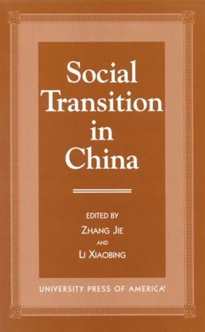 Cover for Zhang Jie · Social Transition in China (Hardcover Book) (1998)