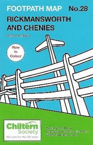 Cover for Nick Moon · Footpath Map No. 28 Rickmansworth and Chenies: Second Edition - In Colour - Chiltern Society Footpath Map (Pocketbok) [2 Revised edition] (2021)