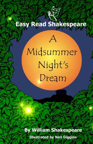 Cover for William Shakespeare · A Midsummer Nights Dream - Easy Read Shakespeare (Pocketbok) (2012)