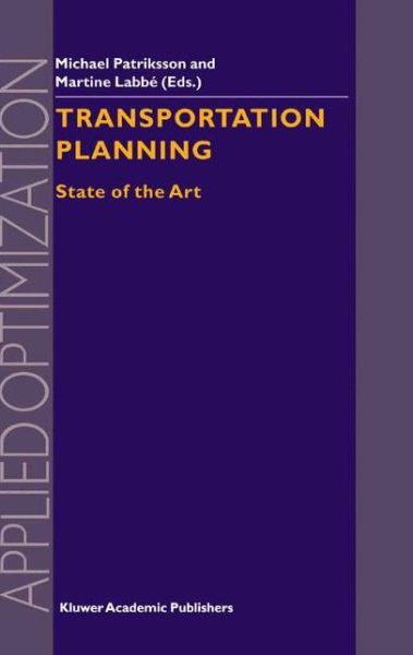 Cover for Euro Working Group on Transportation · Transportation Planning: State of the Art - Applied Optimization (Gebundenes Buch) [2002 edition] (2002)