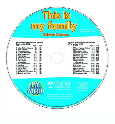 Cover for Bobbie Kalman · This is My Family (My World) (Audiobook (CD)) (2011)