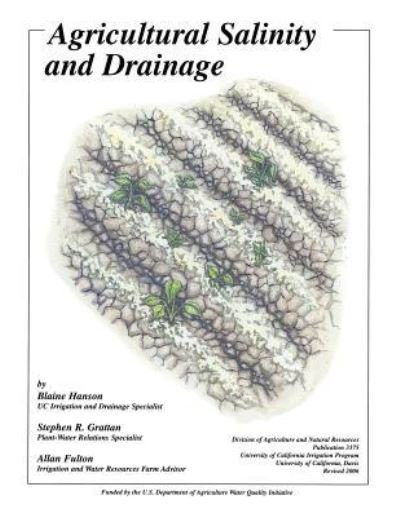 Cover for Blaine Hanson · Agricultural Salinity and Drainage (Paperback Book) (2006)