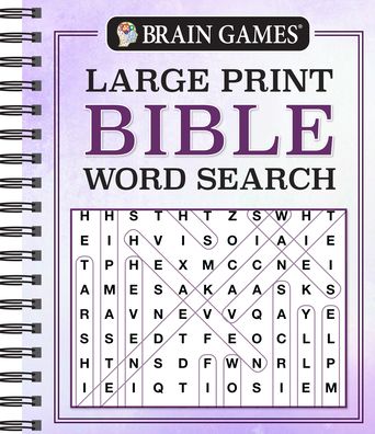 Cover for Publications International Ltd · Brain Games Large Print Bible Word Search (Bok) (2019)